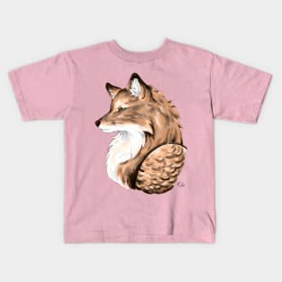 Fluffy Fox Kids T-Shirt